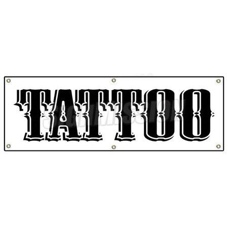 Signmission TATTOO BANNER SIGN shop artist signs gun modification art piercing art B-72 Tattoo